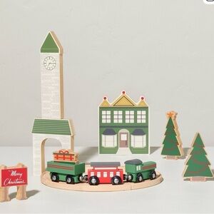 Hearth & Hand Wooden Train Set Christmas 2023 Target Collection